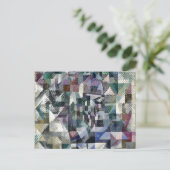 Schildpadachtig Abstract kunstschildervenster 3 Briefkaart (Staand voorkant)