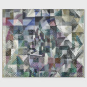 Schildpadachtig Abstract kunstschildervenster 3 Cadeaupapier (Vlak)