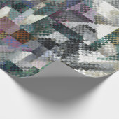 Schildpadachtig Abstract kunstschildervenster 3 Cadeaupapier (Hoek)