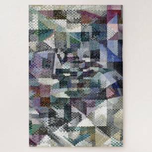 Schildpadachtig Abstract kunstschildervenster 3 Legpuzzel