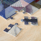 Schildpadachtig Abstract kunstschildervenster 3 Legpuzzel (Zijkant)