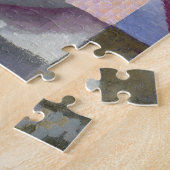 Schildpadachtig Abstract kunstschildervenster 3 Legpuzzel (Zijkant)