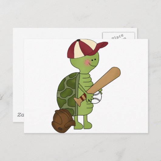 Schildpadbal Briefkaart (Voorkant / Achterkant)