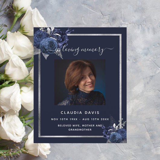 Schildpadblauw-bloemenzilverbegrafeningsprogramma