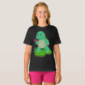 schildpadbloem t-shirt (Voorkant volledig)