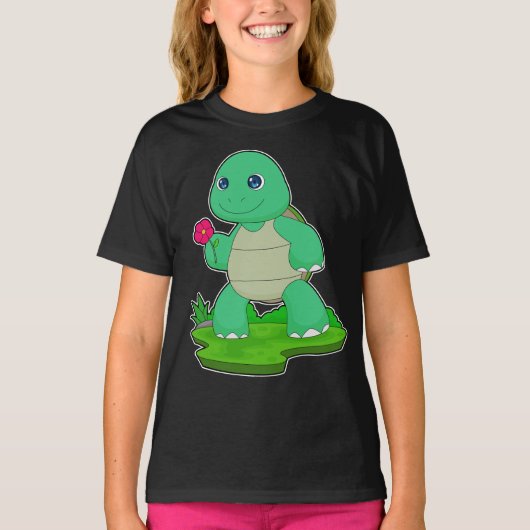 schildpadbloem t-shirt (Voorkant)