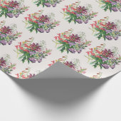 Schildpadbloemen en Baardscheuten Inpakpapier (Hoek)