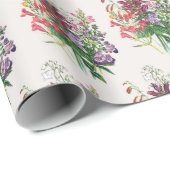 Schildpadbloemen en Baardscheuten Inpakpapier (Rol Hoek)