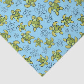 Schildpaddecoupage Tissuepapier, Zeeschildpad Tissuepapier (Detail)