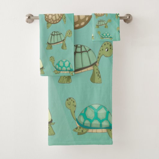 Schildpadden Bad Handdoek (Insitu)