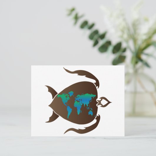 Schildpadden Briefkaart (Staand voorkant)