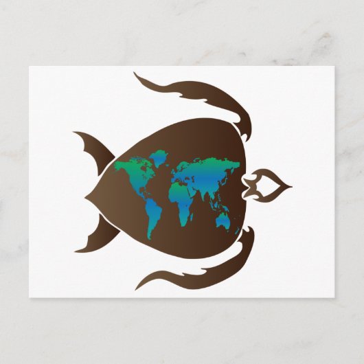 Schildpadden Briefkaart (Voorkant)