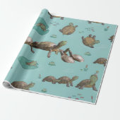 Schildpadden Cadeaupapier (Uitgerold)