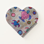 Schildpadden & Cirkels Hart Notitieboek (Achterkant)