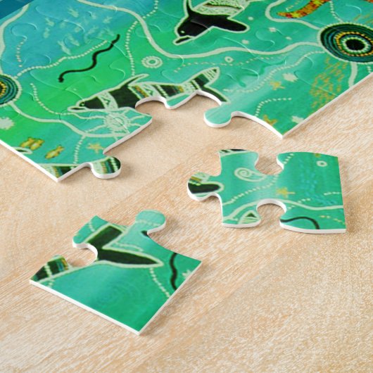 Schildpadden & Dolfijnen Puzzel Legpuzzel (Zijkant)