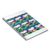 schildpadden en bunnies tessellation pattefanart notitieboek (Rechterzijde)