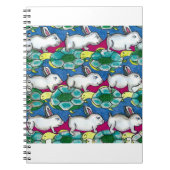 schildpadden en bunnies tessellation pattefanart notitieboek (Voorkant)
