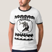 Schildpadden en haaien Samoa Ringer T-shirt (Voorkant)