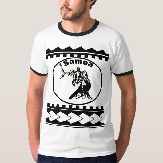 Schildpadden en haaien Samoa Ringer T-shirt (Voorkant)