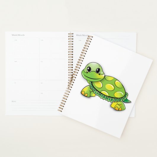 Schildpadden en schildpad Schattige Kinderen Carto Planner (Display)