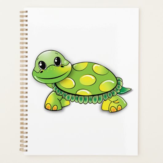 Schildpadden en schildpad Schattige Kinderen Carto Planner (Voorkant)