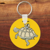 Schildpadden en slakken omhoog sleutelhanger (Voorkant)