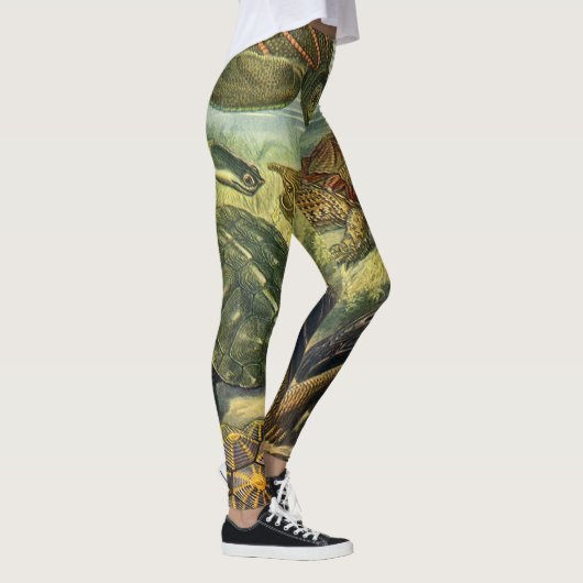  schildpadden en Zeeen schildpadden door Ernst Hae Leggings (Rechts)