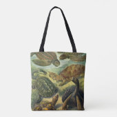 schildpadden en Zeeen schildpadden door Ernst Hae Tote Bag (Achterkant)