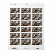 Schildpadden Foto Adresetiketten Etiket (Full Sheet)