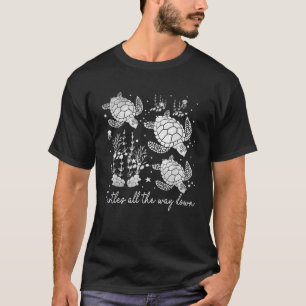 Schildpadden helemaal naar beneden Graphic Turtle T-shirt