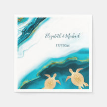 Schildpadden Kust Turquoise Aangepaste Strand Brui