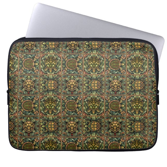 Schildpadden Laptop Sleeve (Voorkant)