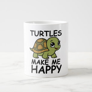 Schildpadden maken me gelukkig grote koffiekop