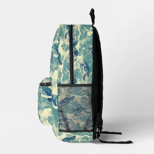 Schildpadden Ocean Harmony Bedrukte Rugzak (Rechts)