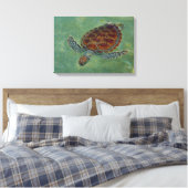 Schildpadden op Canvas Afdruk (Insitu (Slaapkamer))