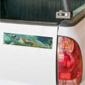 Schildpadden op Hawaï Bumpersticker (Op Truck)