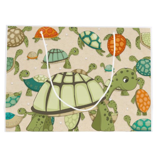 Schildpadden overal groot cadeauzakje (Achterkant)