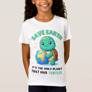 schildpadden Redden Aarde Het Is De Enige Planeet  T-shirt