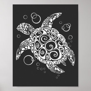 Schildpadden, Surfer Life, Beach Lover, Turtle Poster
