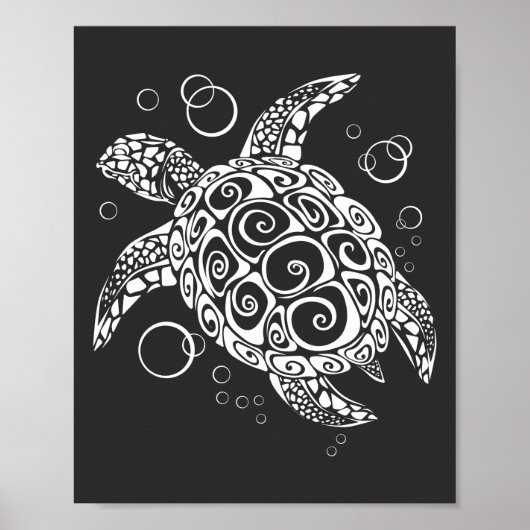Schildpadden, Surfer Life, Beach Lover, Turtle Poster (Voorkant)