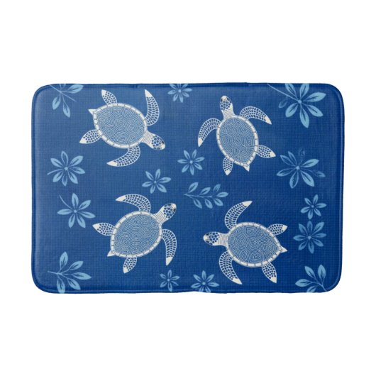 Schildpadden van de Blauwe Lagune Badmat (Voorkant)