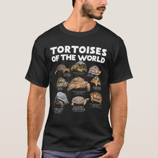 Schildpadden van de wereld redden de schildpadden t-shirt (Voorkant)