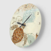 Schildpadden van Zee voor oranje strandschil Grote Klok (Hoek)