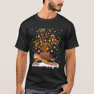 Schildpadden Verlichting Xmas Tree Gift Schildpad  T-shirt