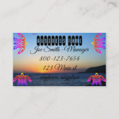  schildpadden visitekaartje (Achterkant)