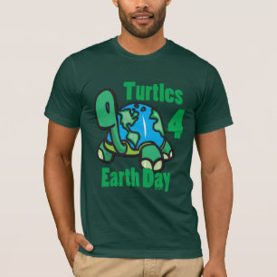 Schildpadden voor T-shirt voor de Dag van de Aarde