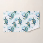 Schildpadden Watercolor Patroon Bad Handdoek (Handdoek)