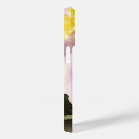 Schildpadden Waterverf roze Case-Mate iPhone Case (Achterkant / Rechts)