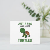 Schildpadden Zee Turtle Lover Leuk Dier Sealife Gi Briefkaart (Staand voorkant)