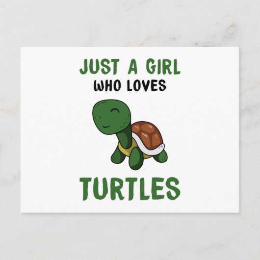 Schildpadden Zee Turtle Lover Leuk Dier Sealife Gi Briefkaart (Voorkant)